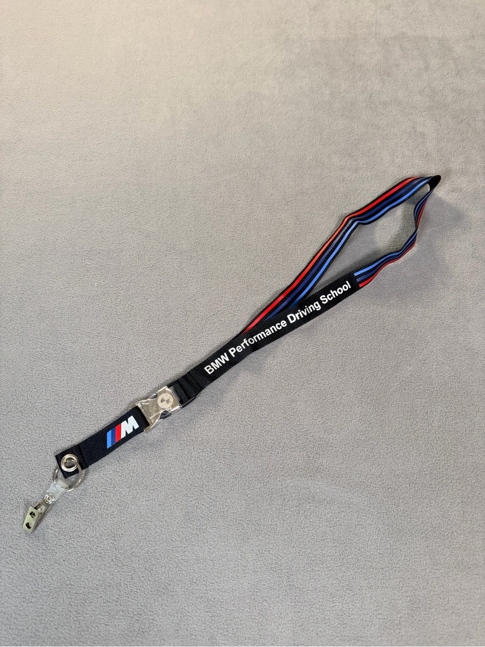 BMW M Performance Driving School Lanyard Keychain Quick Release Strap- NEW